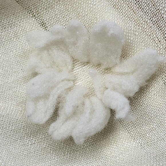 &MERCI Women Dress Size S Ivory Swiss Dot Pom Pom Maternity Sleeveless hg-30 - Picture 15 of 16